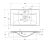 Схема раковины BelBagno BB800/450-LV-ART-PR-NERO