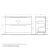 Схема тумбы BelBagno MARINO-1200-2C-PIA-BL-P