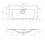 Схема раковины BelBagno BB1000/450-LV-MR-FT