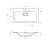 Схема раковины BelBagno BB800/450-LV-MR-FT