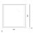 Схема зеркала BelBagno SPC-GRT-800-800-LED-TCH-WARM