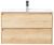 Тумба под раковину BelBagno Kraft KRAFT-800-2C-SO-RNN 80x46 подвесная