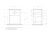 Схема тумбы BelBagno KRAFT-600-2C-PIA-RT