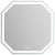 Зеркало с подсветкой BelBagno SPC-OTT-800-800-LED-TCH-WARM 80x80