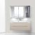 Зеркальный шкаф с подсветкой BelBagno SPC-3A-DL-BL-1200 120x70, сатин