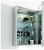 Зеркальный шкаф с подсветкой BelBagno SPC-1A-DL-BL-500 50x70, сатин
