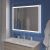 Зеркало с подсветкой BelBagno SPC-GRT-1000-800-LED-TCH-SND 100x80