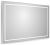 Зеркало с подсветкой BelBagno KRAFT SPC-KRAFT-1200-800-LED-TCH-WARM 120x80, сатин