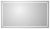 Зеркало с подсветкой BelBagno KRAFT SPC-KRAFT-1400-800-LED-TCH-WARM 140x80, сатин