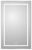 Зеркало с подсветкой BelBagno KRAFT SPC-KRAFT-500-800-LED-TCH-WARM 50x80, сатин