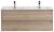 Тумба под раковину BelBagno Kraft KRAFT-1200-2C-SO-2-RGB 120x46 подвесная