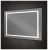 Зеркало с подсветкой BelBagno KRAFT SPC-KRAFT-1200-800-SENS-AL 120x80, сатин
