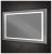 Зеркало с подсветкой BelBagno KRAFT SPC-KRAFT-1400-800-SENS-AL 140x80, сатин