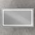 Зеркало с подсветкой BelBagno KRAFT SPC-KRAFT-1400-800-SENS-AL 140x80, сатин