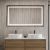 Зеркало с подсветкой BelBagno KRAFT SPC-KRAFT-1400-800-SENS-NERO 140x80