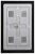 Зеркало с подсветкой BelBagno KRAFT SPC-KRAFT-500-800-SENS-NERO 50x80