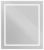 Зеркало с подсветкой BelBagno KRAFT SPC-KRAFT-700-800-SENS-AL 70x80, сатин