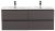 Тумба под раковину BelBagno Kraft KRAFT-1200-4C-SO-GSO 120x45,5 подвесная