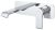 Смеситель для раковины BelBagno Aurora AURORA-BLVM-CRM-W0 встраиваемый