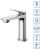 Смеситель для раковины BelBagno Unique UNIQUE-LVM-CRM-W0