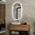 Зеркало с подсветкой Abber Kontur AG6302S 55x105