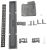 Душевой лоток BelBagno UNO BB-LD-UNO-60-GM 60 см, оружейная сталь