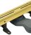 Душевой лоток Cezares LUX LUX-LD-70-BORO 70 см, золото брашированное