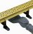 Душевой лоток Cezares SLIDER SLIDER-LD-70-BORO 70 см, золото брашированное