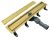Душевой лоток Cezares SLIDER SLIDER-LD-80-BORO 80 см, золото брашированное