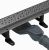 Душевой лоток Cezares SLIDER SLIDER-LD-80-GM 80 см, оружейная сталь