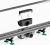 Душевой лоток AQWELLA Симпл SPL70PLS1BNNEGRO 70 см, черный