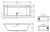 Схема ванны RIHO Lusso B036001005