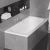 Акриловая ванна Alba Spa Sansara BПP042000100 170x75, белая