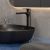 Смеситель для раковины VitrA Root Round A4270736EXP высокий, черный матовый