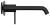 Смеситель для раковины VitrA Minimax Round A4354936EXP встраиваемый, черный матовый