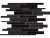 Мозаика L´Antic Colonial «Mosaics» Urban Mini Strip Black