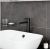 Смеситель для раковины VitrA Minimax Round A4353436EXP высокий, черный матовый