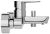 Смеситель для ванны VitrA Flow Soft A42946EXP