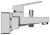 Смеситель для ванны VitrA Minimax Square A43520EXP