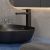Смеситель для раковины VitrA Root Square A4273336EXP высокий, черный матовый