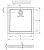 Схема душевого поддона Riho Zurich 274 D001015005
