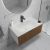 Раковина Oliveeka Flow 70x46 с отверстием под смеситель, белая матовая
