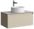 Тумба с раковиной Aqwella Геометрия GE01101WM+STG1014X456GS 100x46 подвесная