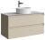 Тумба с раковиной Aqwella Геометрия GE01102MD+STG1014X456GS 100x46 подвесная