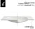 Раковина Oliveeka Flow 100x46 с отверстием под смеситель, белая матовая