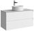 Тумба с раковиной Aqwella Геометрия GE01102WM+STG1014X456GS 100x46 подвесная