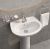 Раковина VitrA Normus 55x42 с пьедесталом, белая