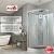 Душевая кабина AvaCan EM2080T 80x80 с прозрачным стеклом