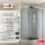 Душевая кабина AvaCan EM2811R 110x80 с верхним душем