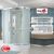 Душевая кабина AvaCan EM3812L 120x80 с верхним душем